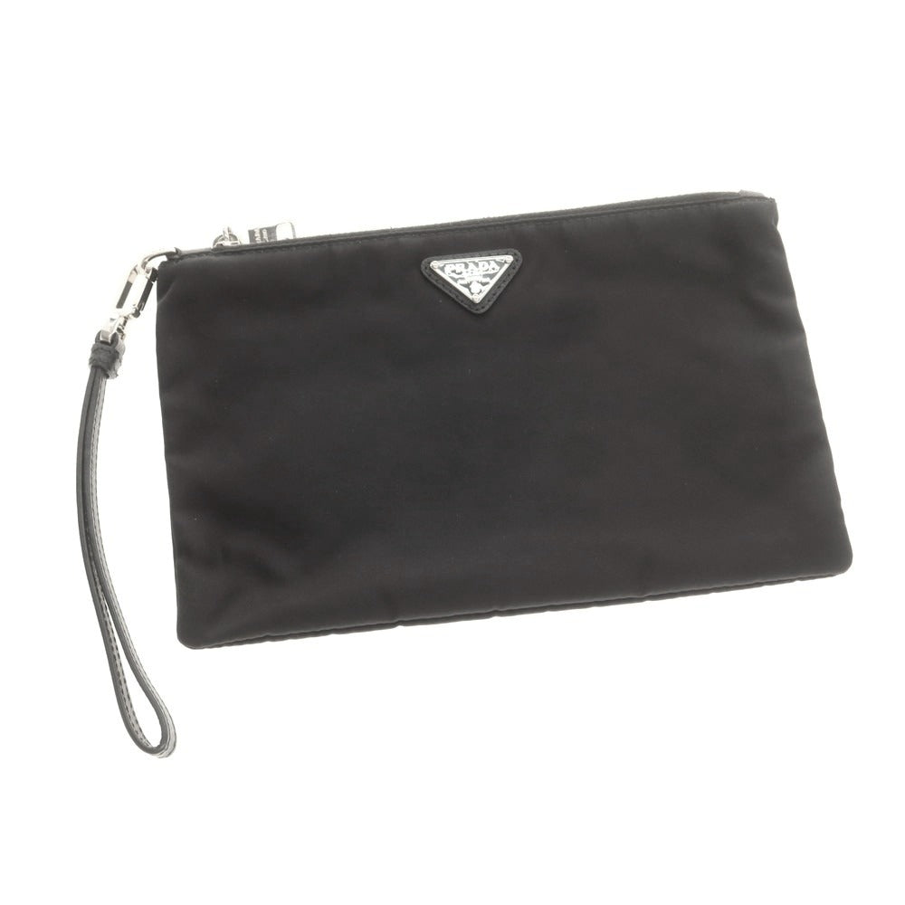 【中古】プラダ PRADA ナイロン ポーチ ブラック【 状態ランクB 】【 ユニセックス 】