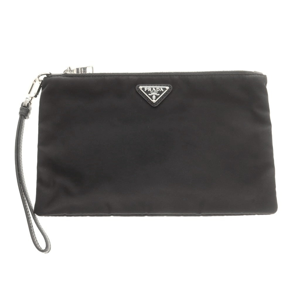 【中古】プラダ PRADA ナイロン ポーチ ブラック【 状態ランクB 】【 ユニセックス 】
