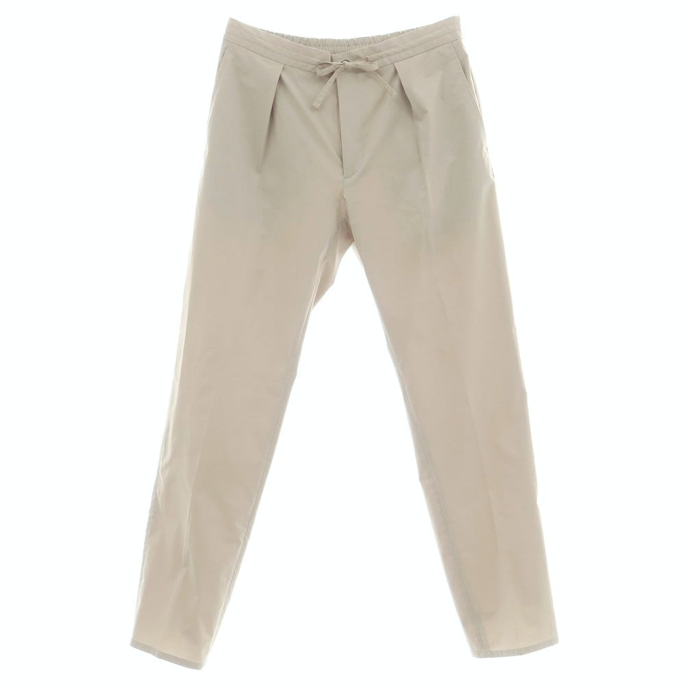 【中古】インコテックス スローウェア INCOTEX SLOWEAR TEKNOSARTORIAL ポリエステル イージースラックスパンツ ベージュ【 50 】【 状態ランクB 】【 メンズ 】