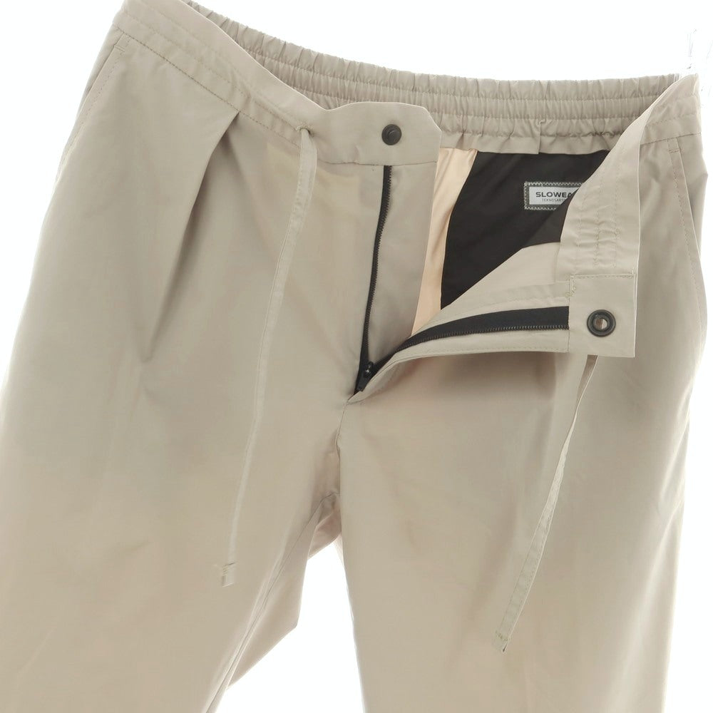 【中古】インコテックス スローウェア INCOTEX SLOWEAR TEKNOSARTORIAL ポリエステル イージースラックスパンツ ベージュ【 50 】【 状態ランクB 】【 メンズ 】