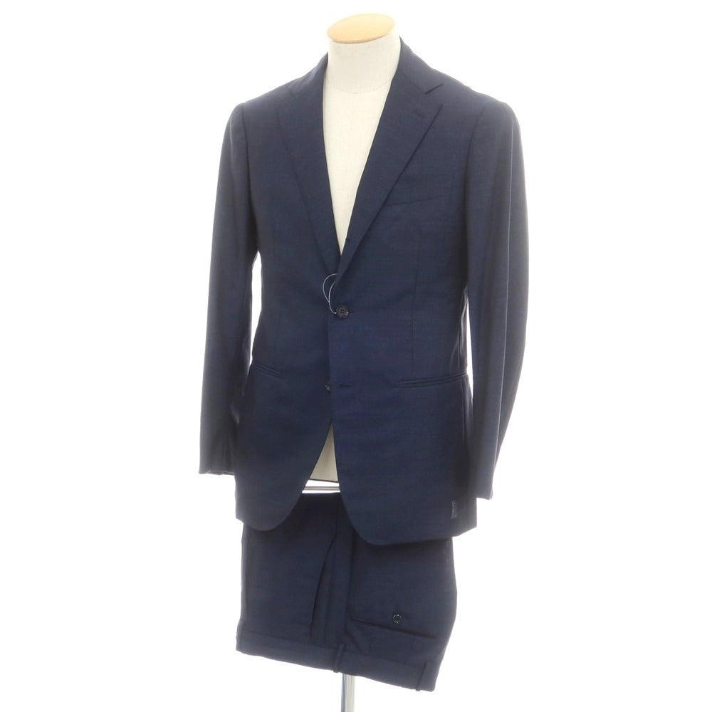 【中古】リングヂャケット RING JACKET ウール 3つボタンスーツ ネイビー【 44 】【 状態ランクC 】【 メンズ 】