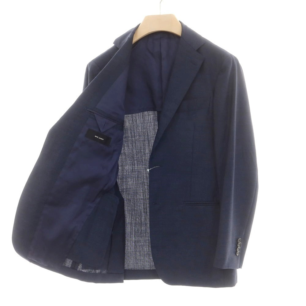 【中古】リングヂャケット RING JACKET ウール 3つボタンスーツ ネイビー【 44 】【 状態ランクC 】【 メンズ 】