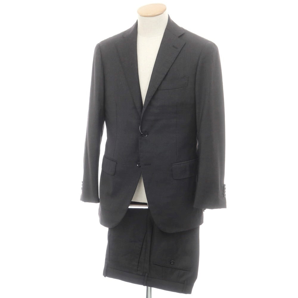 【中古】リングヂャケット RING JACKET ウール 3つボタンスーツ ダークグレー【 44 】【 状態ランクC 】【 メンズ 】