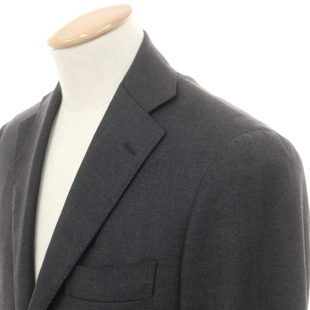 【中古】リングヂャケット RING JACKET ウール 3つボタンスーツ ダークグレー【 44 】【 状態ランクC 】【 メンズ 】