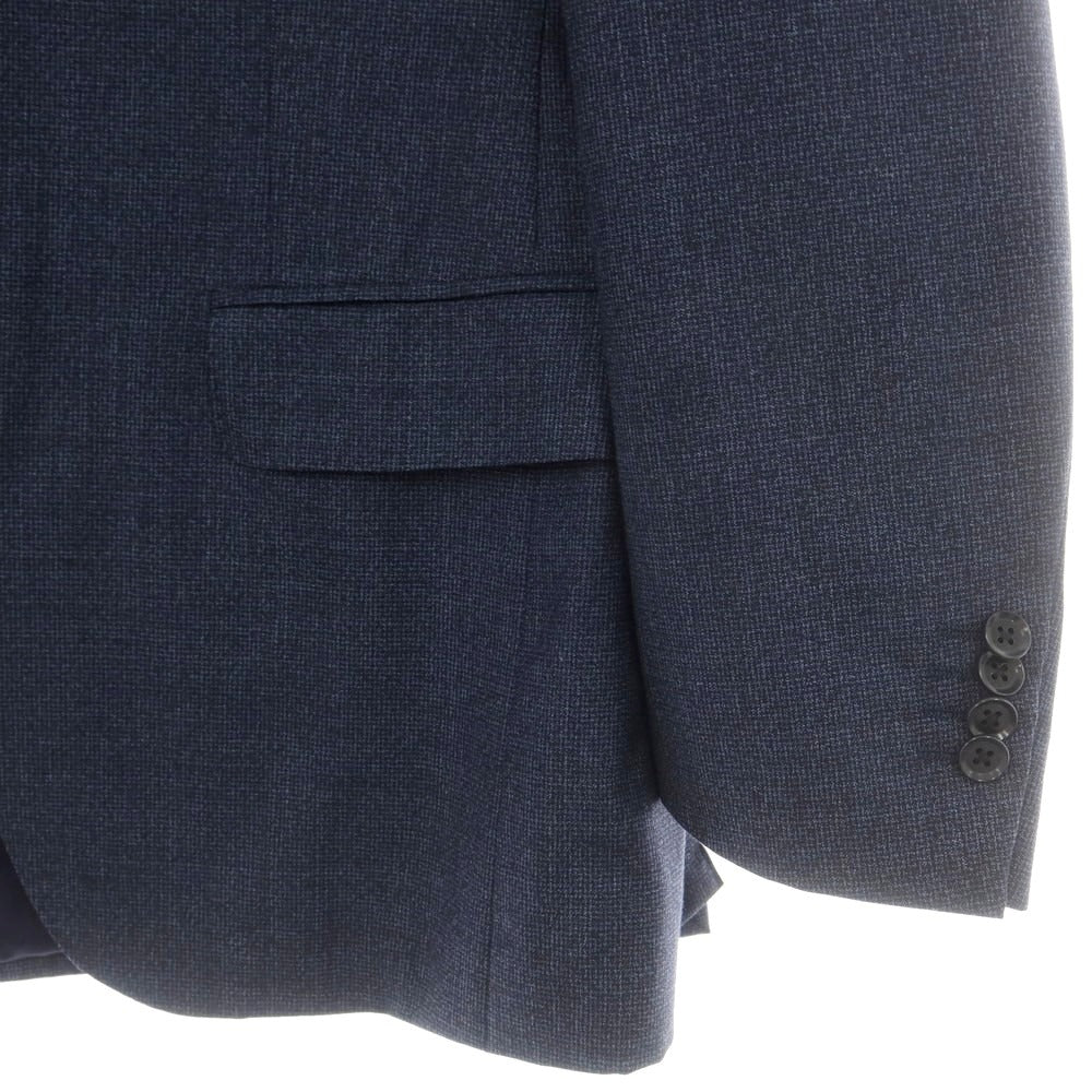 【中古】リングヂャケット RING JACKET ウール 3つボタンスーツ ネイビー系【 44 】【 状態ランクC 】【 メンズ 】