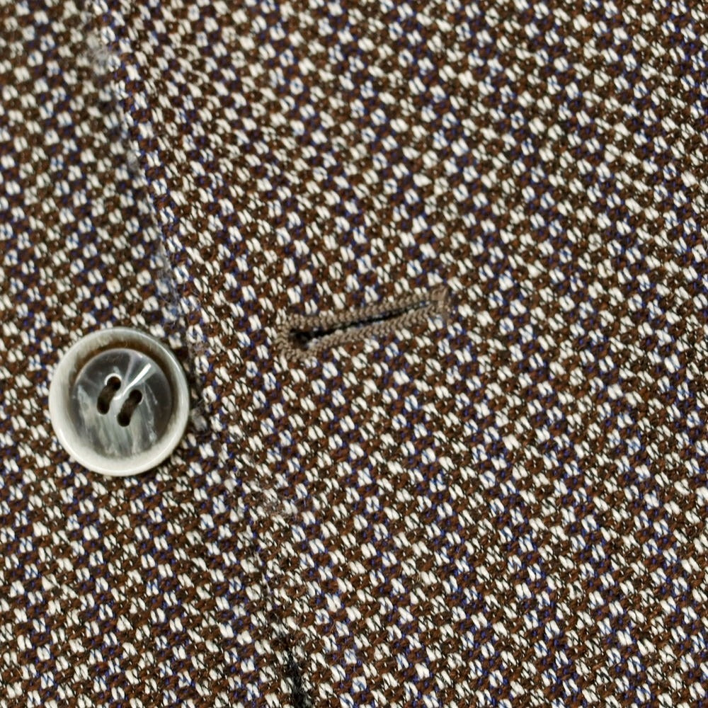 【中古】リングヂャケット RING JACKET ウールシルクリネン テーラードジャケット ブラウン系【 46 】【 状態ランクC 】【 メンズ 】