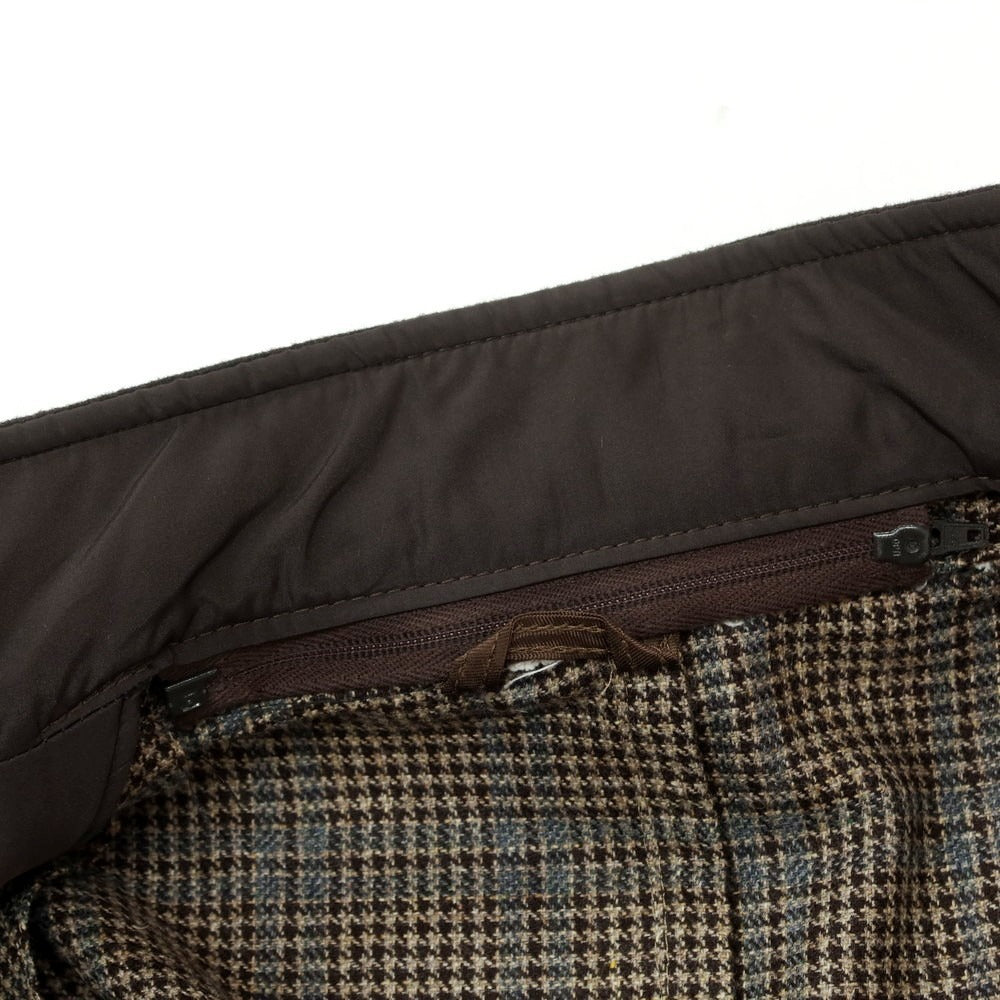 【中古】エルビーエム1911 L.B.M.1911 ウール チェック 2B カジュアルジャケット ブラウンxベージュ【 46 】【 状態ランクC 】【 メンズ 】