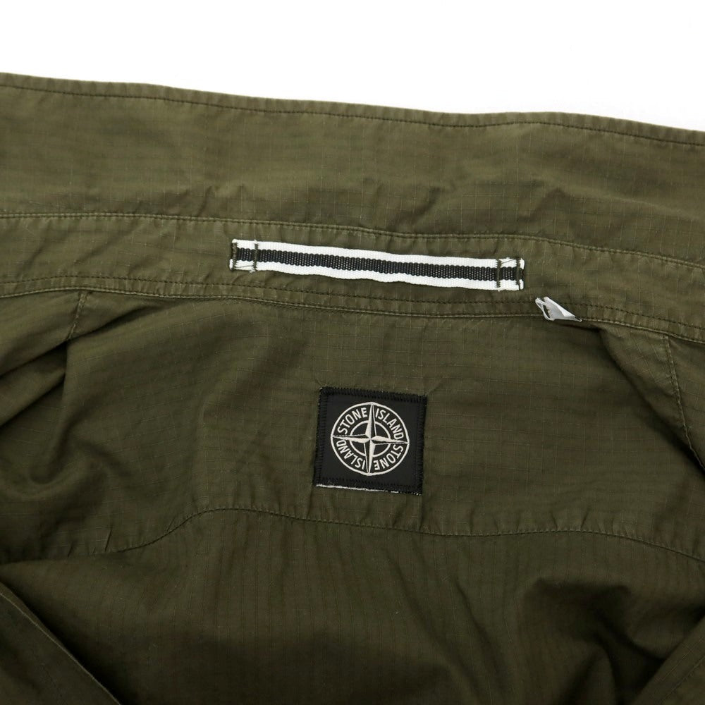 【中古】ストーンアイランド STONE ISLAND コットン カジュアルシャツ オリーブ【 S 】【 状態ランクC 】【 メンズ 】