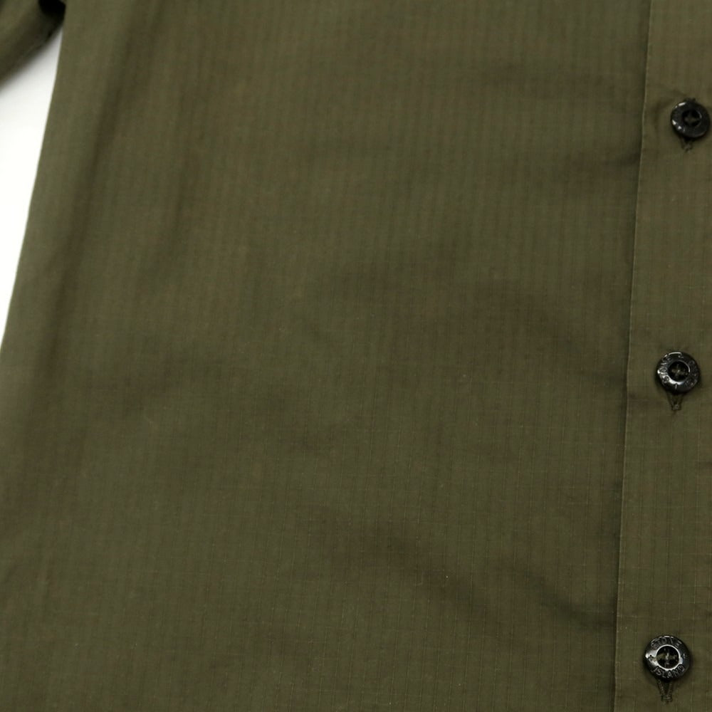 【中古】ストーンアイランド STONE ISLAND コットン カジュアルシャツ オリーブ【 S 】【 状態ランクC 】【 メンズ 】