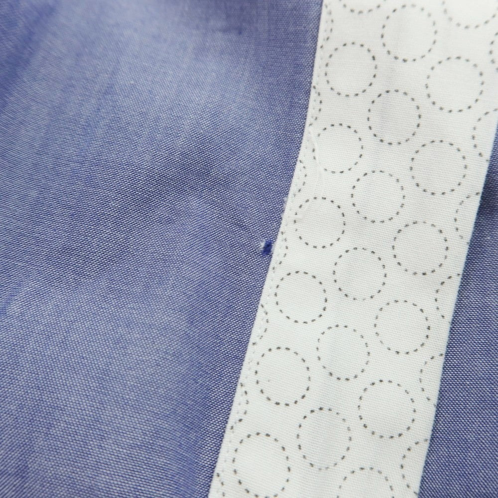 【中古】フラルボ FRALBO コットン ホリゾンタルカラー カジュアルシャツ ブルー【 M 】【 状態ランクC 】【 メンズ 】