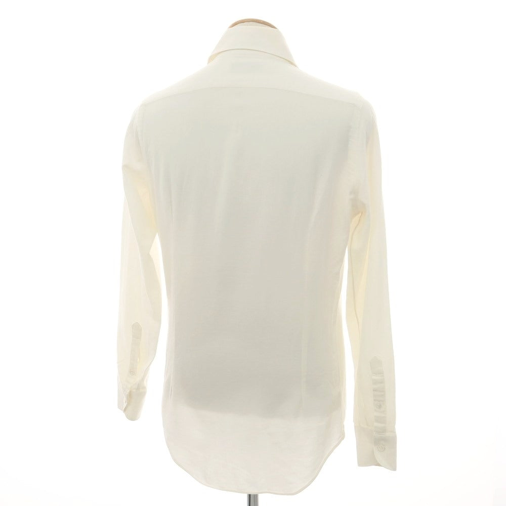 【中古】フラルボ FRALBO コットン ホリゾンタルカラー カジュアルシャツ ホワイト【 S 】【 状態ランクC 】【 メンズ 】