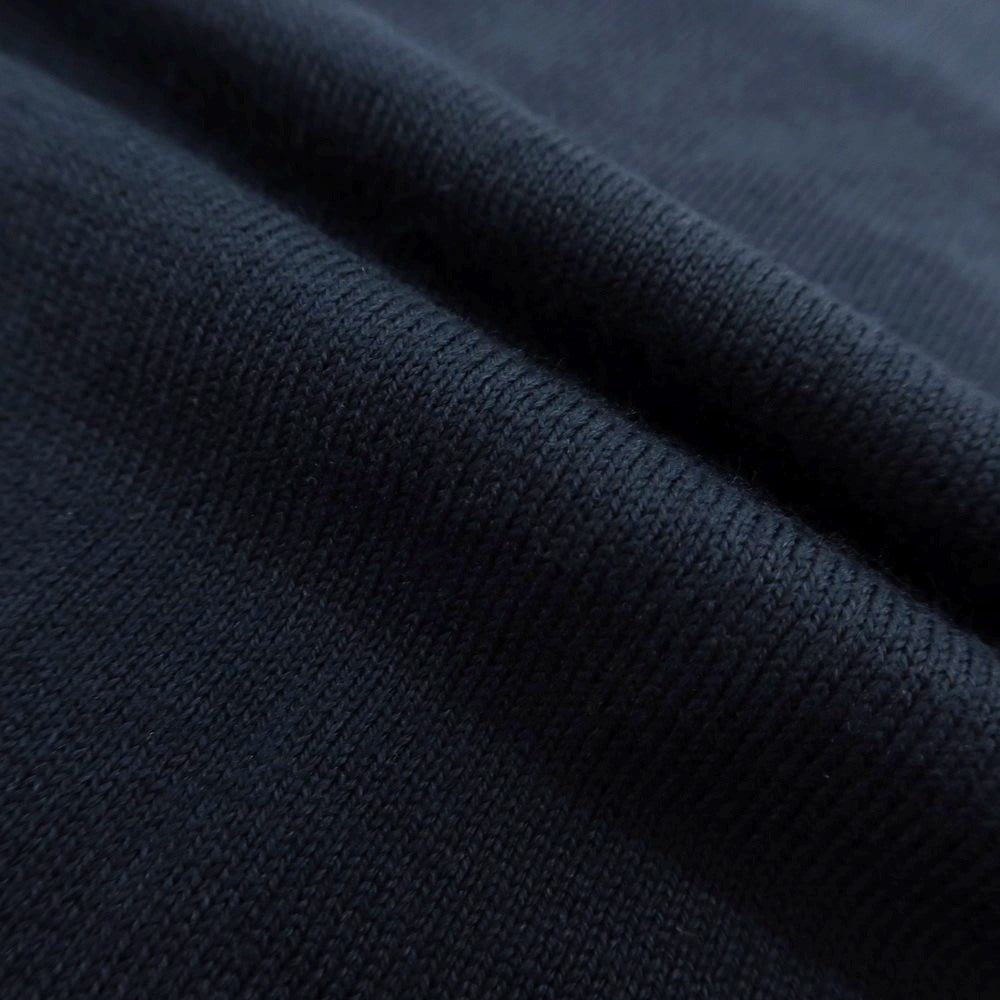 【中古】クルチアーニ CRUCIANI ハイゲージ コットン Vネック ニットベスト ネイビー【 48 】【 状態ランクC 】【 メンズ 】