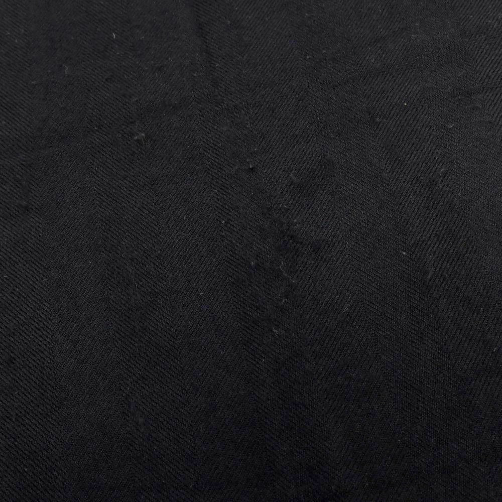 【中古】プリア PRIA ウールシルク ストール ブラック【 状態ランクC 】【 メンズ 】