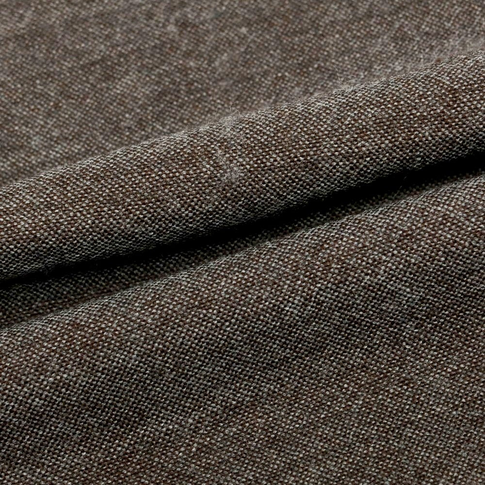 【中古】プリア PRIA ウール ストール ブラウン×グレー【 状態ランクC 】【 メンズ 】