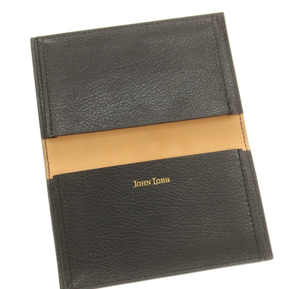 【中古】ジョンロブ John Lobb レザー カードケース ブラック【 状態ランクB 】【 メンズ 】