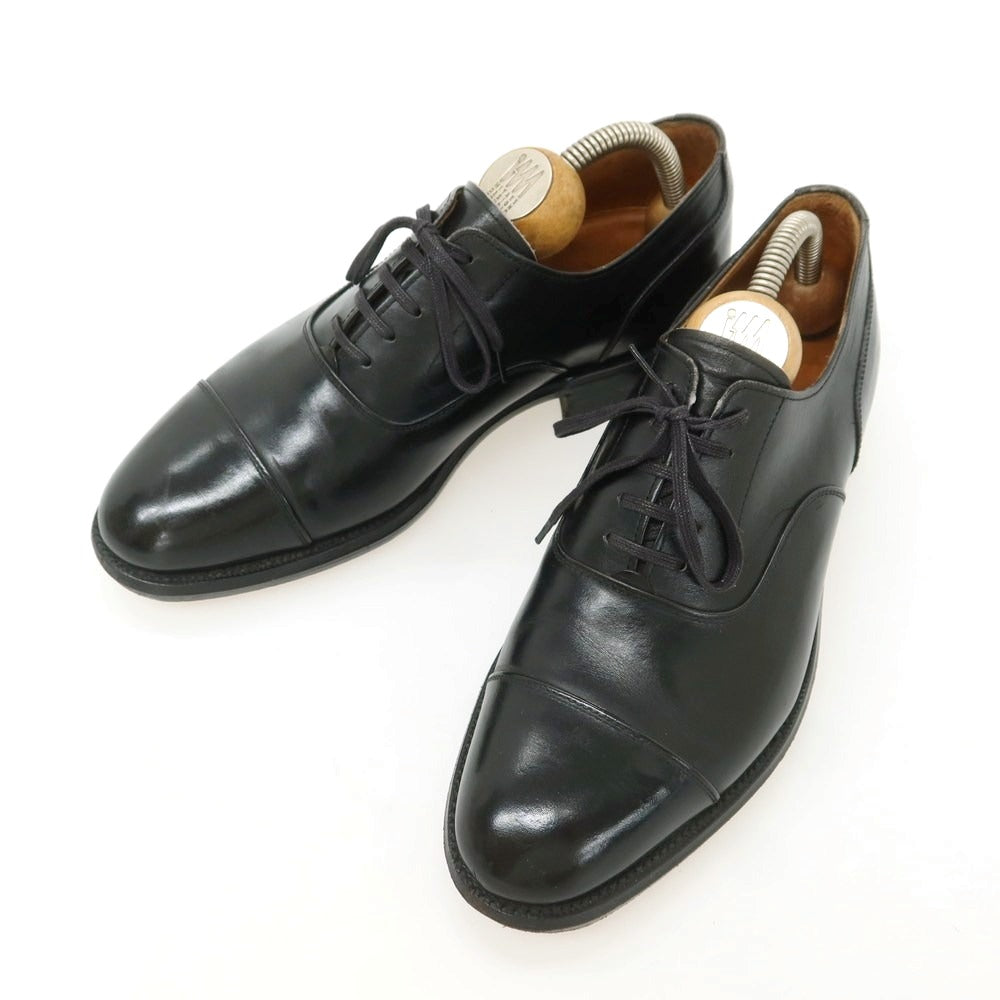 【中古】サンヨウ ヤマチョウ 三陽山長 ストレートチップ ドレスシューズ ブラック【 6 】【 状態ランクC 】【 メンズ 】