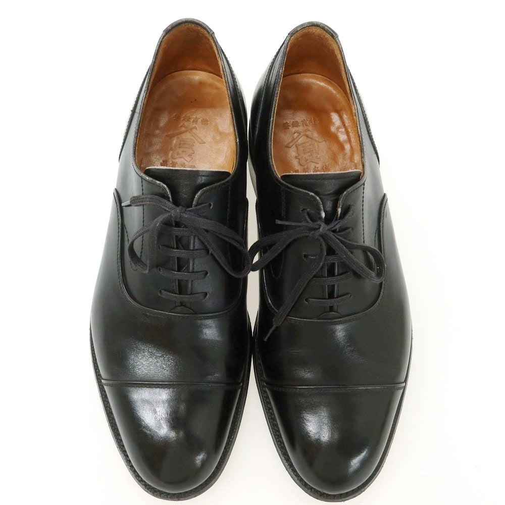 【中古】サンヨウ ヤマチョウ 三陽山長 ストレートチップ ドレスシューズ ブラック【 6 】【 状態ランクC 】【 メンズ 】