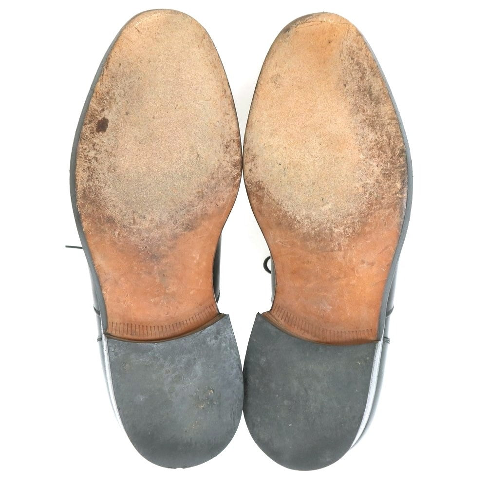 【中古】サンヨウ ヤマチョウ 三陽山長 ストレートチップ ドレスシューズ ブラック【 6 】【 状態ランクC 】【 メンズ 】