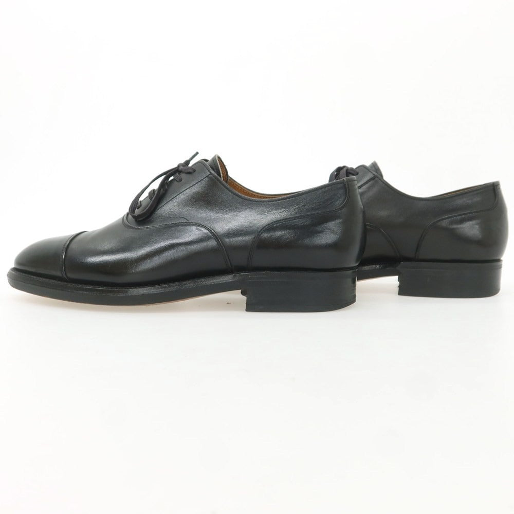 【中古】サンヨウ ヤマチョウ 三陽山長 ストレートチップ ドレスシューズ ブラック【 6 】【 状態ランクC 】【 メンズ 】