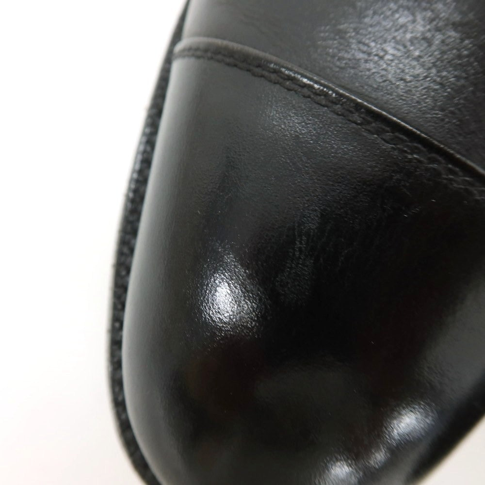 【中古】サンヨウ ヤマチョウ 三陽山長 ストレートチップ ドレスシューズ ブラック【 6 】【 状態ランクC 】【 メンズ 】