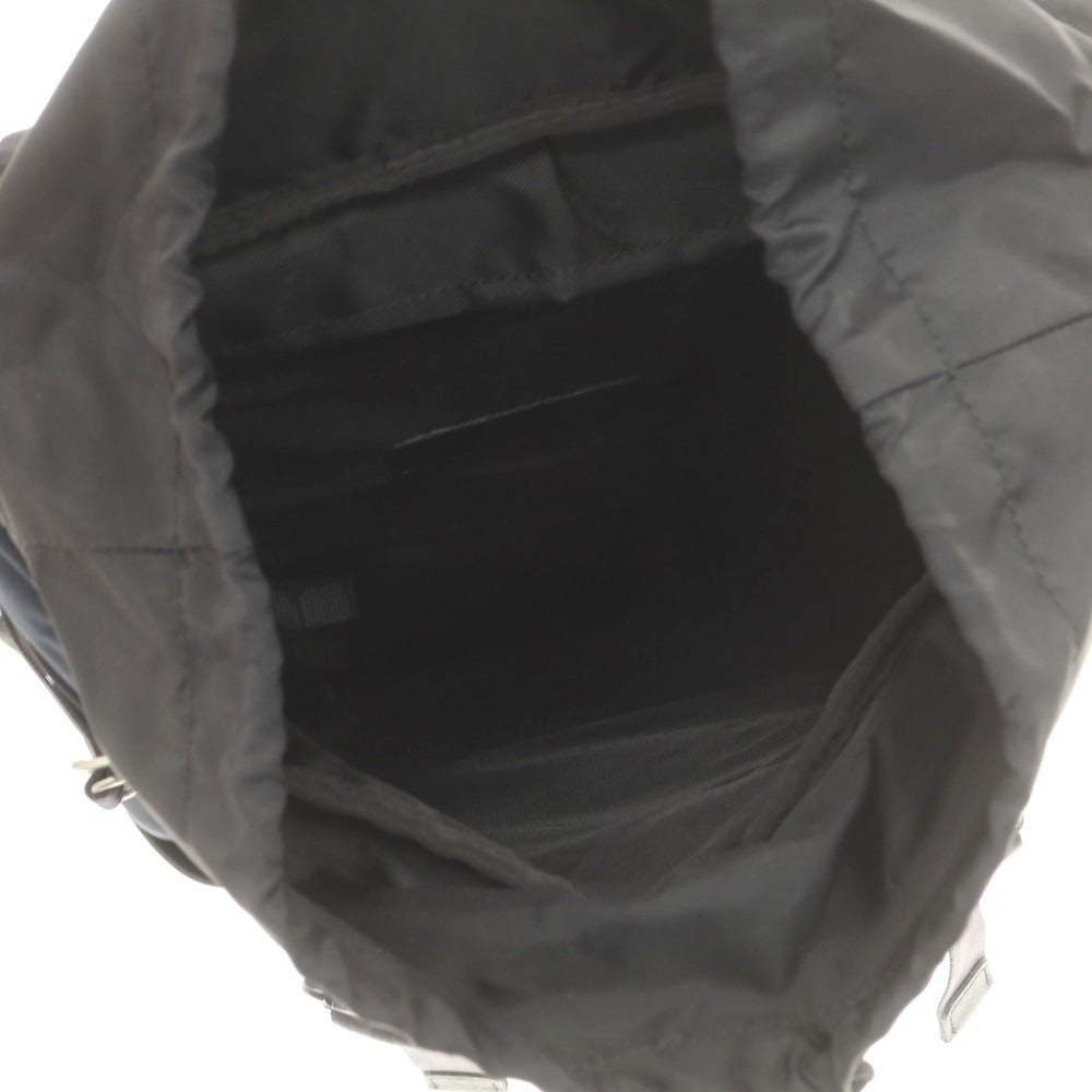 【中古】マスターピース MASTER PIECE ナイロン×レザー バックパック・リュック ネイビー【 状態ランクC 】【 メンズ 】