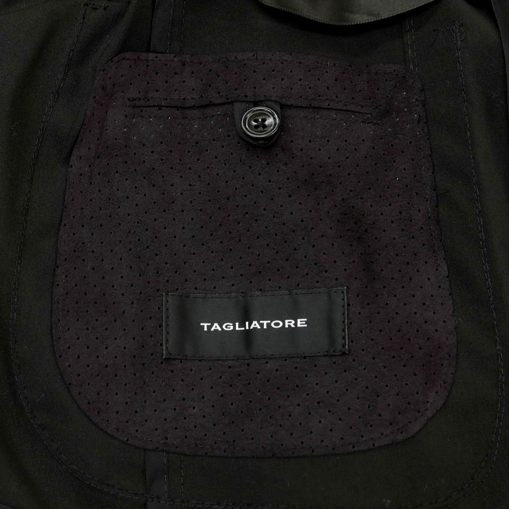 【新品】タリアトーレ TAGLIATORE ストレッチポリエステルウール テーラードジャケット ブラック【 44 】【 状態ランクN 】【 メンズ 】