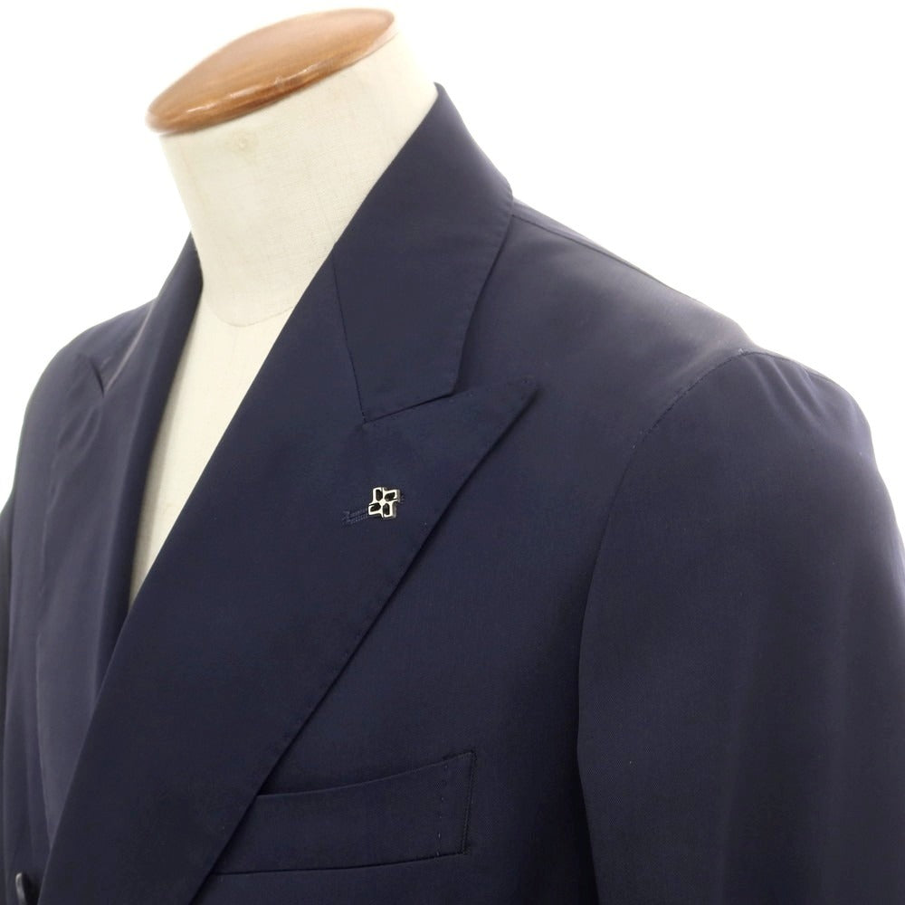 【新品アウトレット】タリアトーレ TAGLIATORE ストレッチポリエステルウール テーラードジャケット ネイビー【 46 】【 状態ランクN- 】【 メンズ 】