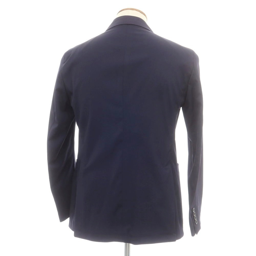 【新品アウトレット】タリアトーレ TAGLIATORE ストレッチポリエステルウール テーラードジャケット ネイビー【 46 】【 状態ランクN- 】【 メンズ 】