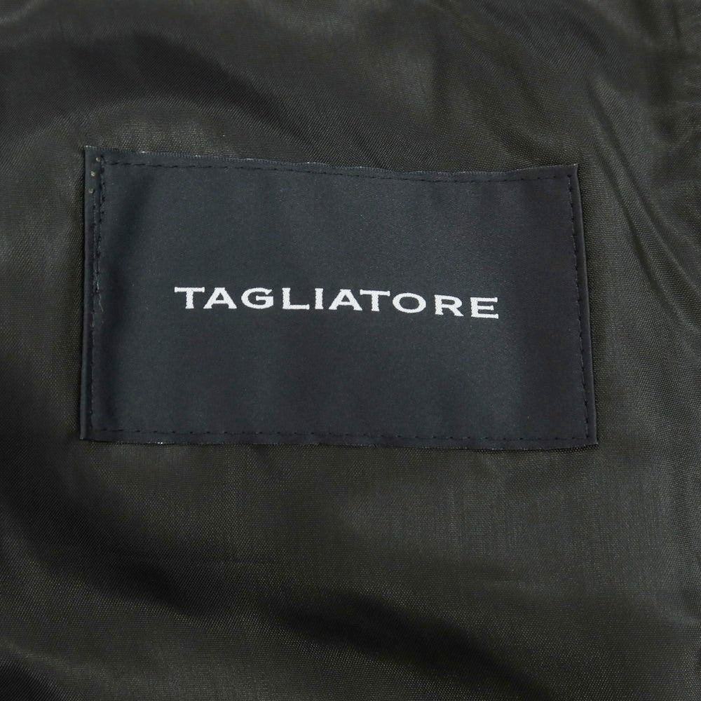 【新品アウトレット】タリアトーレ TAGLIATORE ラムレザー ジップアップブルゾン ブラック【 48 】【 状態ランクN- 】【 メンズ 】