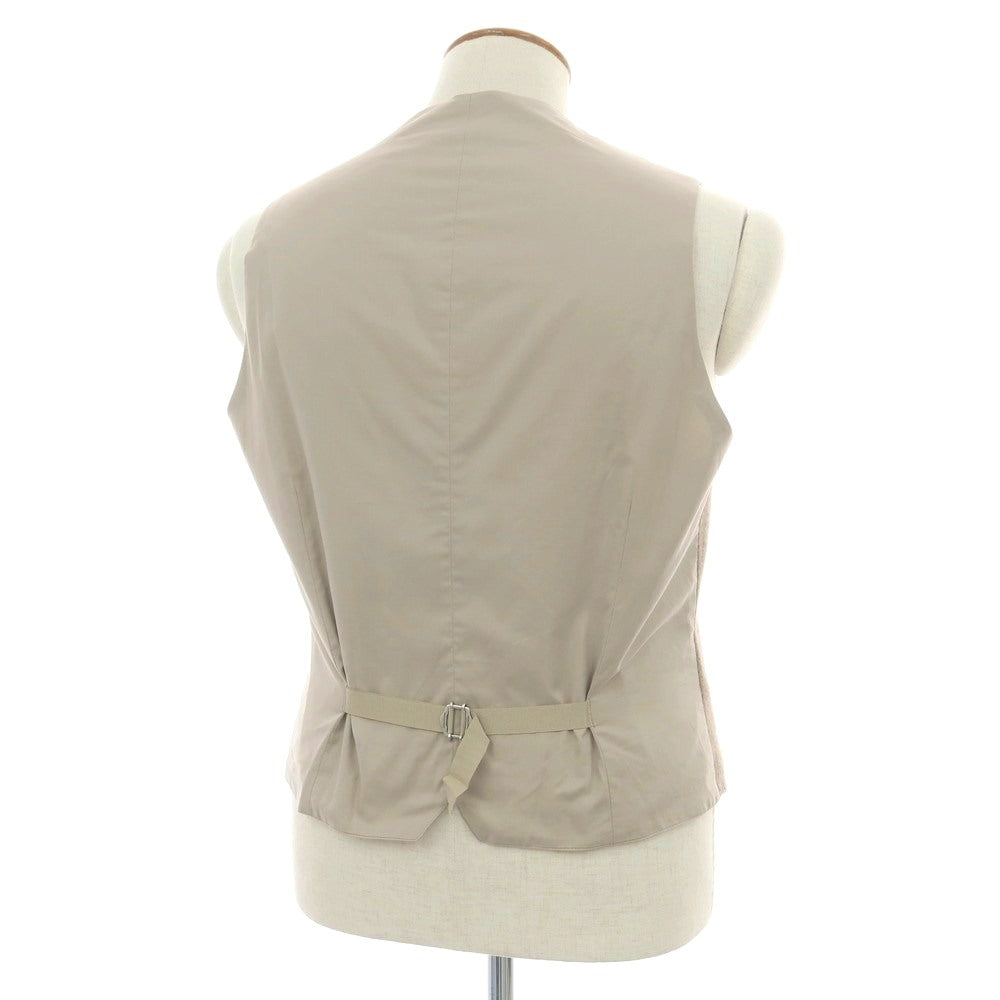 【新品】タリアトーレ TAGLIATORE ウール ジレベスト ダークベージュ系【 48 】【 状態ランクN 】【 メンズ 】