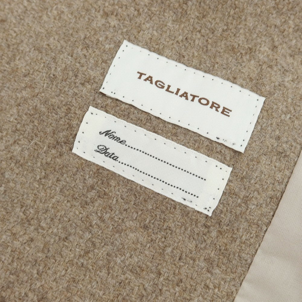【新品】タリアトーレ TAGLIATORE ウール ジレベスト ダークベージュ系【 48 】【 状態ランクN 】【 メンズ 】