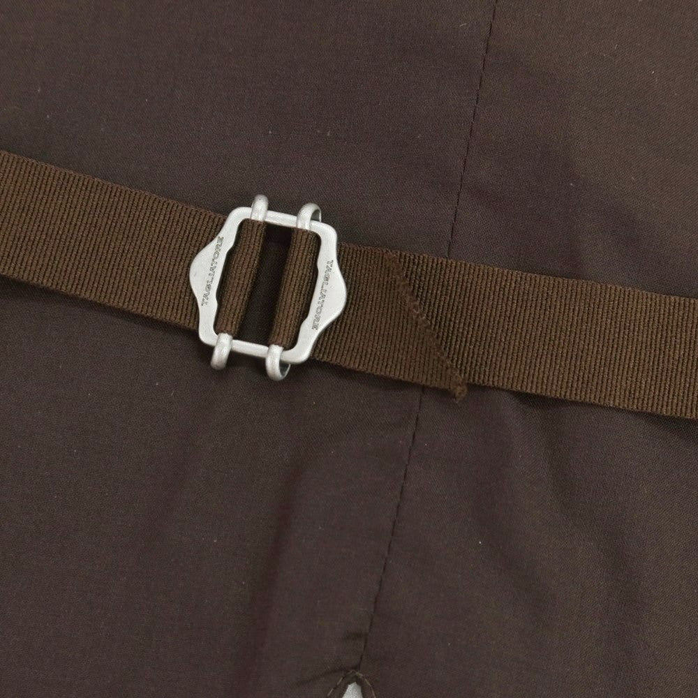 【新品】タリアトーレ TAGLIATORE ウール チェック ジレベスト ベージュxブラウン【 48 】【 状態ランクN 】【 メンズ 】