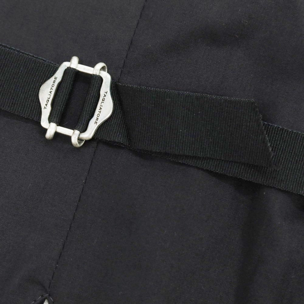 【新品】タリアトーレ TAGLIATORE ウール ストライプ ジレベスト グレーxホワイト【 48 】【 状態ランクN 】【 メンズ 】