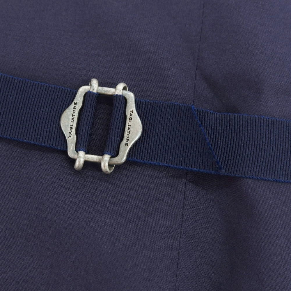 【新品】タリアトーレ TAGLIATORE ストレッチウール ジレベスト ネイビー【 48 】【 状態ランクN 】【 メンズ 】