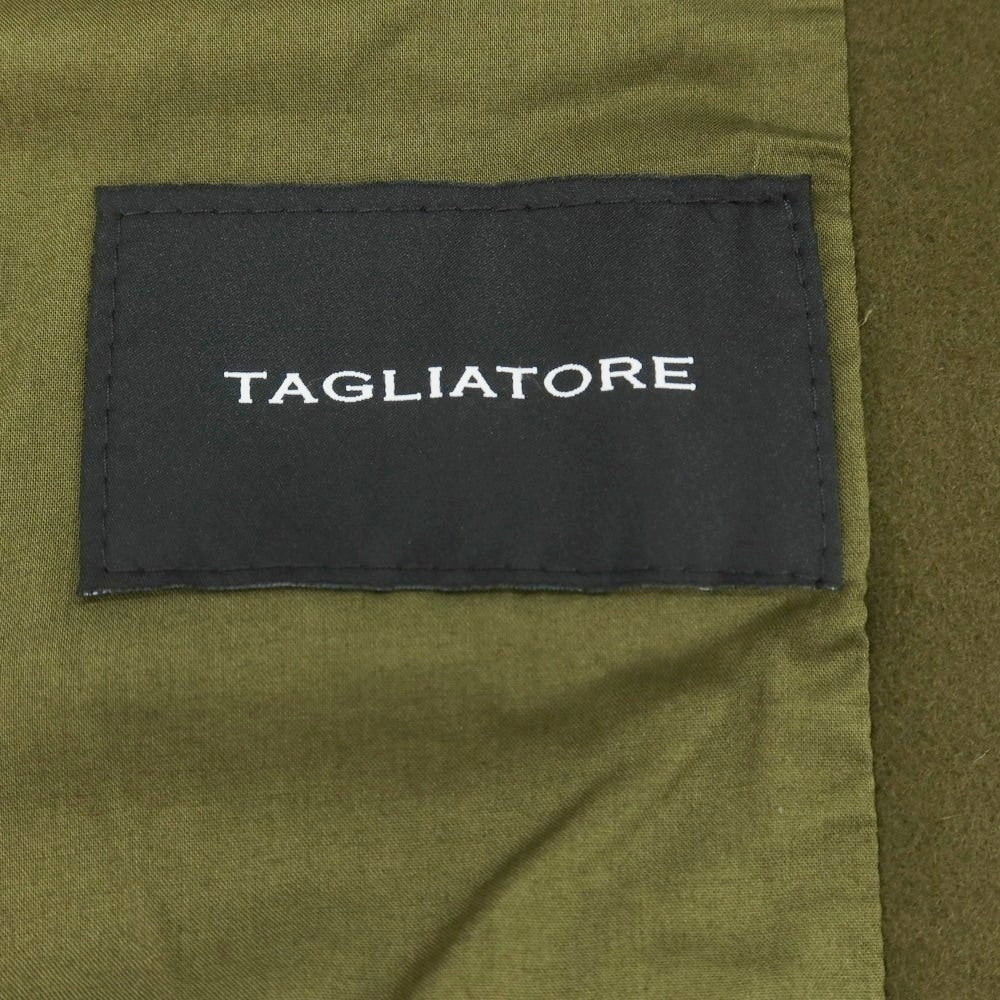 【新品】タリアトーレ TAGLIATORE ウールナイロンカシミヤ ジレベスト オリーブ【 48 】【 状態ランクN 】【 メンズ 】