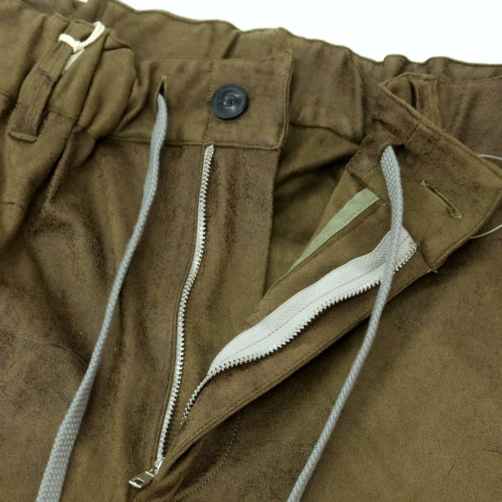 【新品】ティントリア マッティ TINTORIA MATTEI ポリエステルナイロン イージーパンツ オリーブ【 M 】【 状態ランクN 】【 メンズ 】