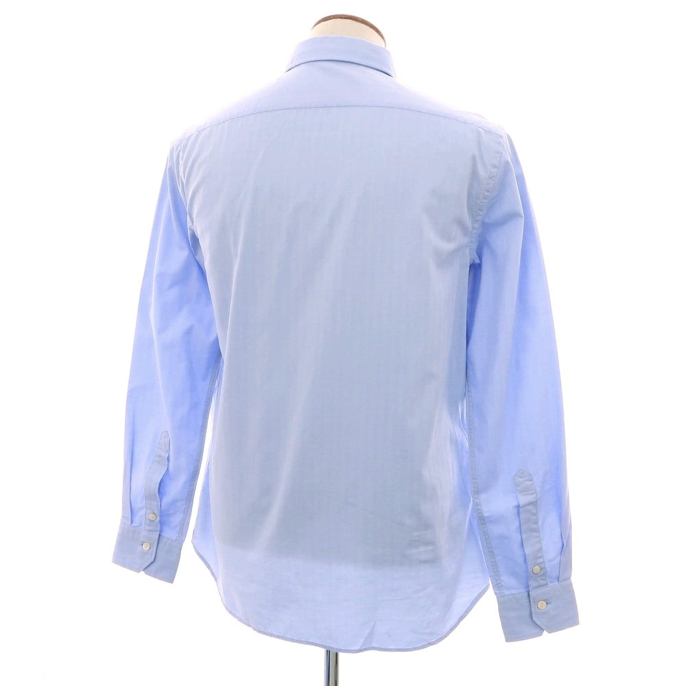 【新品】ティントリア マッティ TINTORIA MATTEI コットン シャドーストライプ レギュラーカラー カジュアルシャツ ライトブルー【 40 】【 状態ランクN 】【 メンズ 】