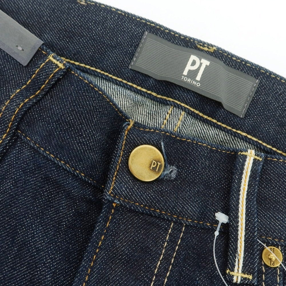 【新品】ピーティートリノ デニム PT TORINO DENIM BREAKBEAT ストレッチ コットン ジーンズ デニムパンツ ネイビーインディゴ【 30 】【 状態ランクN 】【 メンズ 】