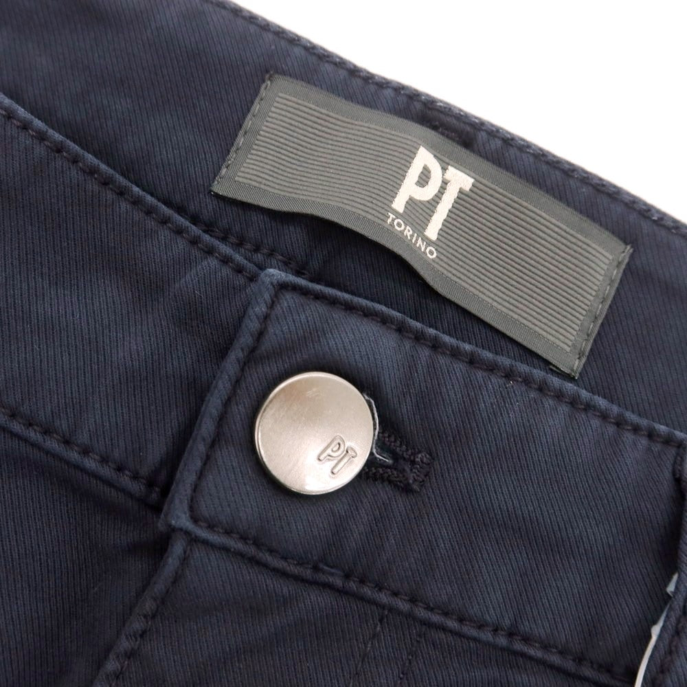 【新品アウトレット】ピーティートリノ デニム PT TORINO DENIM SWING ストレッチ コットンウール 5ポケットパンツ ネイビー【 33 】【 状態ランクN- 】【 メンズ 】