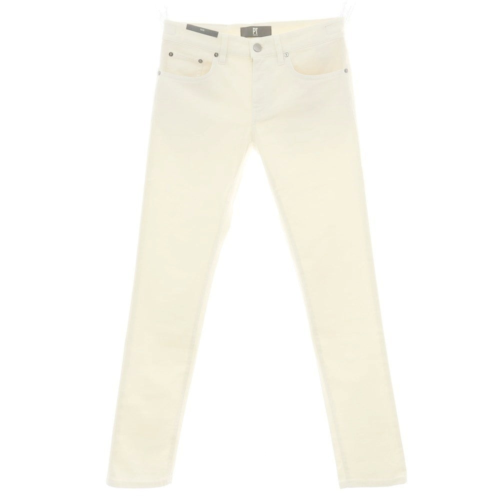 【新品アウトレット】ピーティートリノ デニム PT TORINO DENIM SWING ストレッチ コットンウール 5ポケットパンツ アイボリー【 29 】【 状態ランクN- 】【 メンズ 】