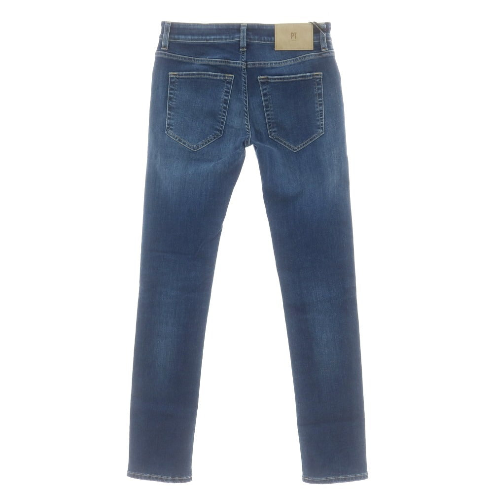 【新品】ピーティートリノ デニム PT TORINO DENIM SWING ユーズド加工 ストレッチ コットンポリエステル ジーンズ デニムパンツ ブルーインディゴ【 28 】【 状態ランクN 】【 メンズ 】