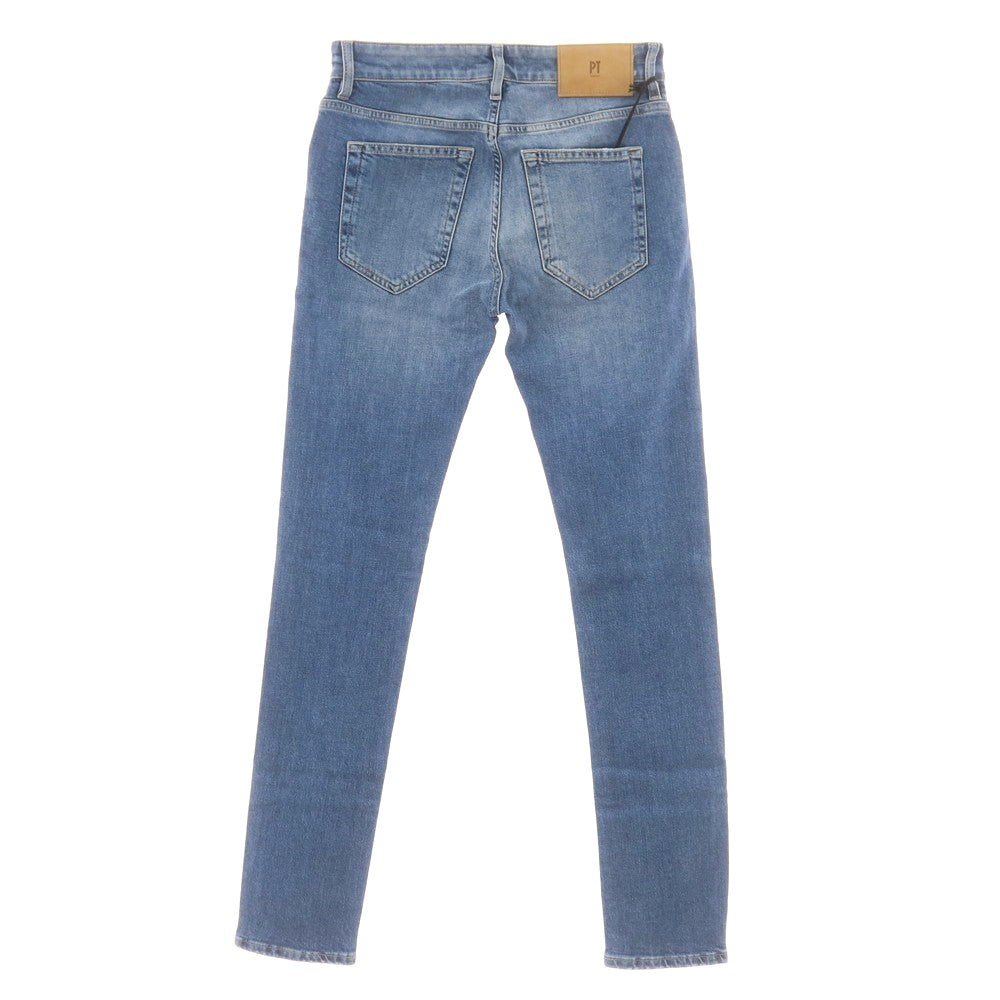 【新品】ピーティートリノ デニム PT TORINO DENIM SWING ユーズド加工 ストレッチ コットン ジーンズ デニムパンツ ウォッシュブルー【 29 】【 状態ランクN 】【 メンズ 】