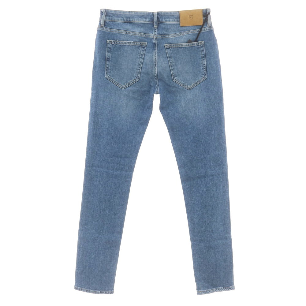 【新品】ピーティートリノ デニム PT TORINO DENIM SWING ユーズド加工 ストレッチ コットン ジーンズ デニムパンツ ウォッシュブルー【 33 】【 状態ランクN 】【 メンズ 】