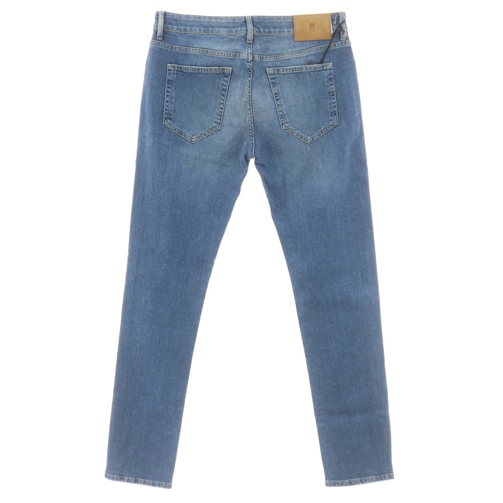 【新品】ピーティートリノ デニム PT TORINO DENIM SWING ユーズド加工 ストレッチ コットン ジーンズ デニムパンツ ウォッシュブルー【 34 】【 状態ランクN 】【 メンズ 】