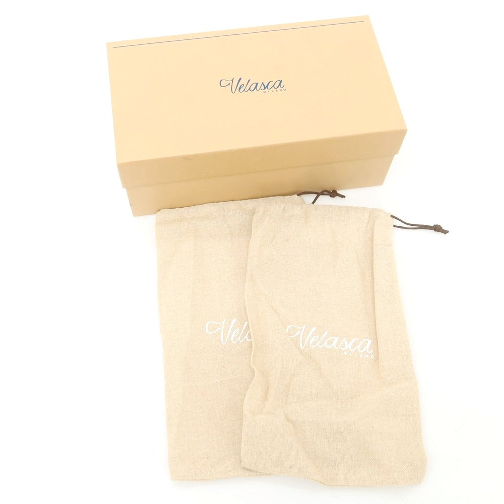 【新品】ヴェラスカ VELASCA スエード エスパドリーユ シューズ ブラック【 41 】【 状態ランクN 】【 メンズ 】