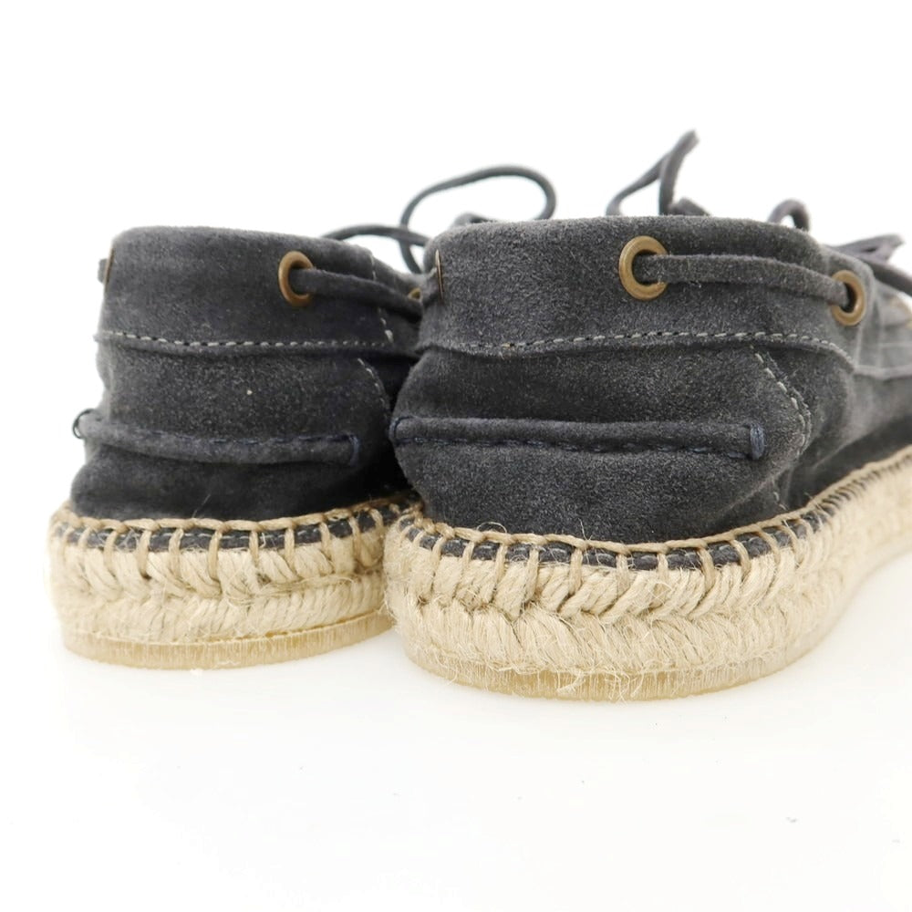 【新品】ヴェラスカ VELASCA スエード エスパドリーユ シューズ グレイッシュネイビー【 41 】【 状態ランクN 】【 メンズ 】