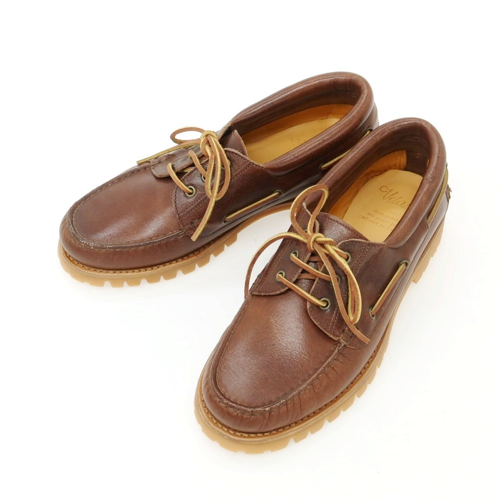 【新品アウトレット】ヴェラスカ VELASCA レザー モカシンシューズ ブラウン【 41 】【 状態ランクN- 】【 メンズ 】