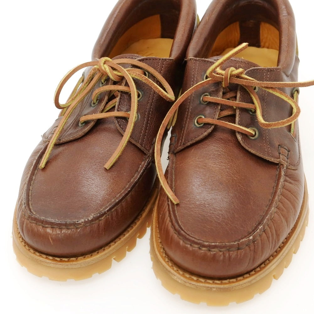 【新品アウトレット】ヴェラスカ VELASCA レザー モカシンシューズ ブラウン【 41 】【 状態ランクN- 】【 メンズ 】