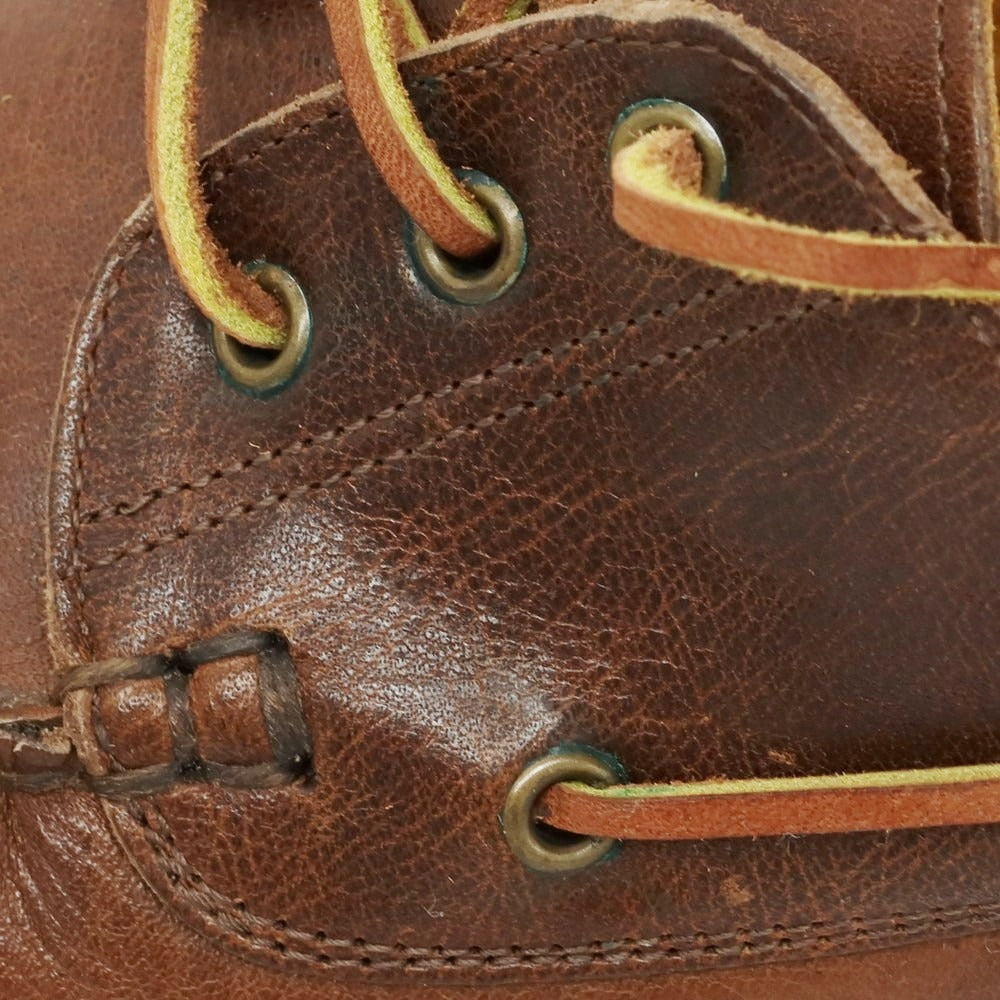 【新品アウトレット】ヴェラスカ VELASCA レザー モカシンシューズ ブラウン【 41 】【 状態ランクN- 】【 メンズ 】