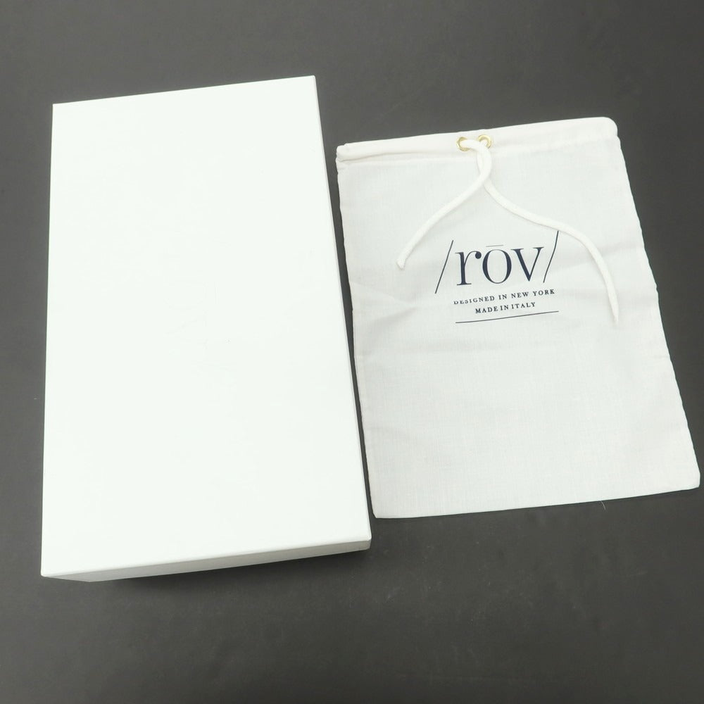 【新品アウトレット】ローヴ rov レザー スニーカー ブラック【 42(26.5) 】【 状態ランクN- 】【 メンズ 】